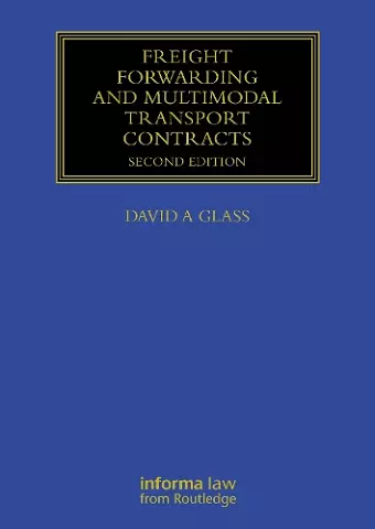 Freight Forwarding and Multi Modal Transport Contracts cover