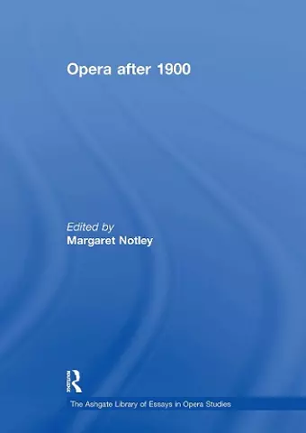 Opera after 1900 cover