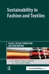 Sustainability in Fashion and Textiles cover