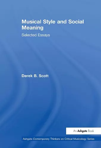 Musical Style and Social Meaning cover