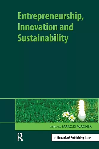 Entrepreneurship, Innovation and Sustainability cover