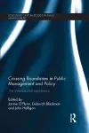 Crossing Boundaries in Public Management and Policy cover