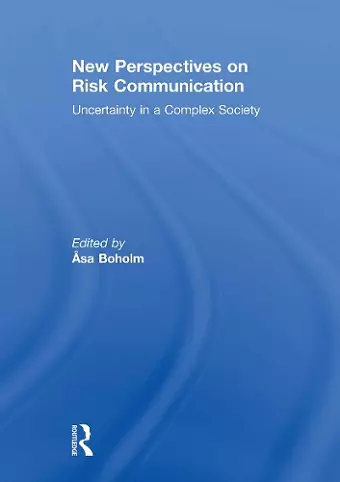 New Perspectives on Risk Communication cover