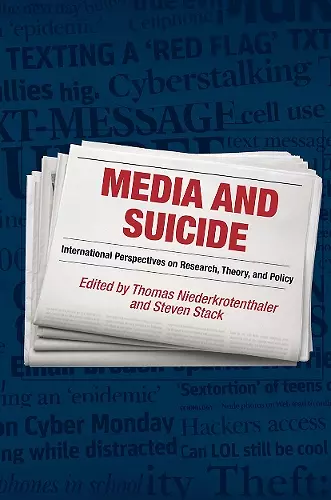 Media and Suicide cover