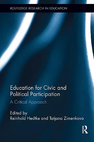 Education for Civic and Political Participation cover