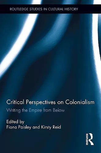 Critical Perspectives on Colonialism cover