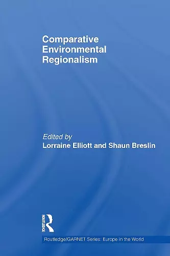 Comparative Environmental Regionalism cover