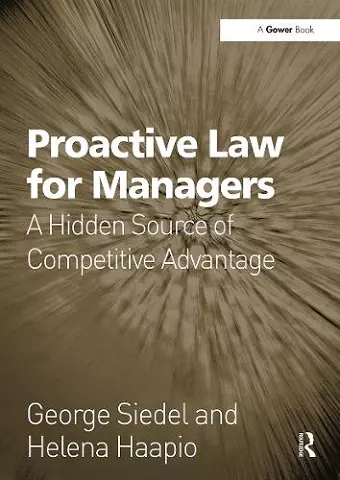 Proactive Law for Managers cover