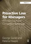 Proactive Law for Managers cover