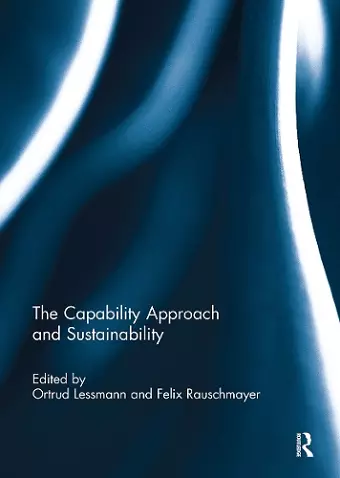 The Capability Approach and Sustainability cover