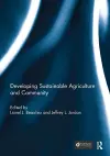 Developing Sustainable Agriculture and Community cover