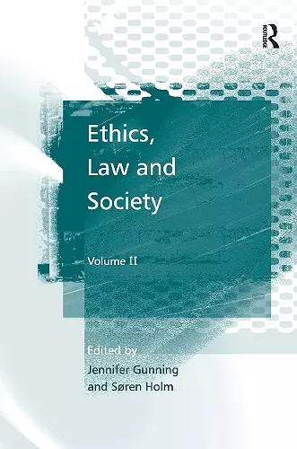 Ethics, Law and Society cover