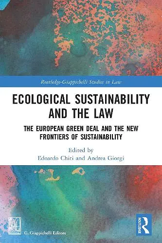 Ecological Sustainability and the Law cover