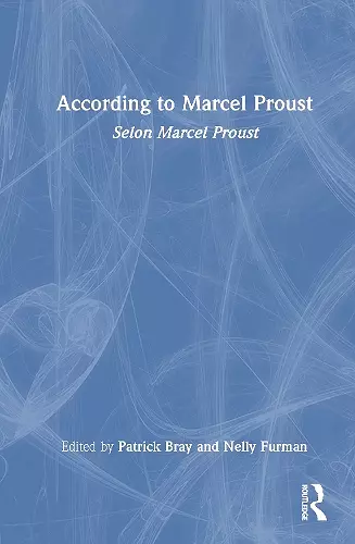 According to Marcel Proust cover