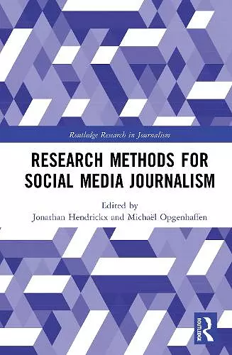 Research Methods for Social Media Journalism cover