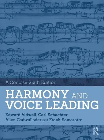 Harmony and Voice Leading cover