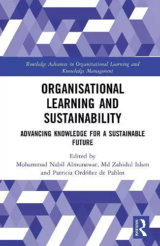 Organisational Learning and Sustainability cover