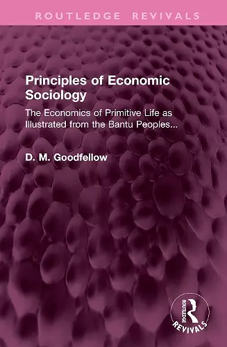 Principles of Economic Sociology cover