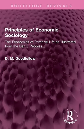 Principles of Economic Sociology cover