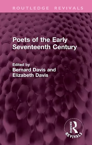 Poets of the Early Seventeenth Century cover