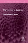 The Varieties of Goodness cover
