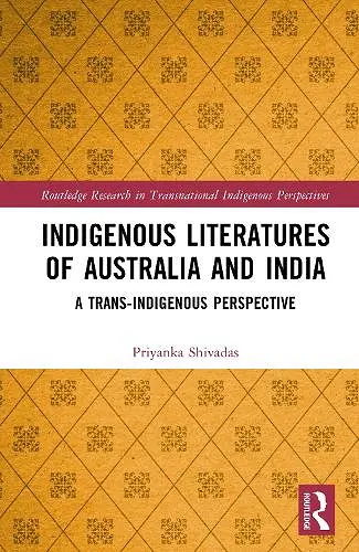 Indigenous Literatures of Australia and India cover