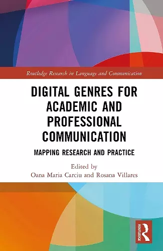 Digital Genres for Academic and Professional Communication cover