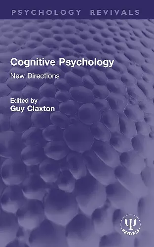 Cognitive Psychology cover