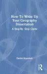 How To Write Up Your Geography Dissertation cover