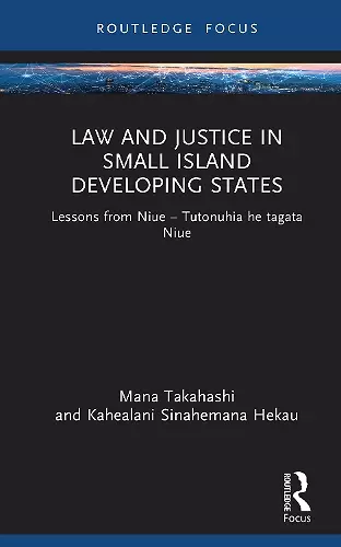 Law and Justice in Small Island Developing States cover
