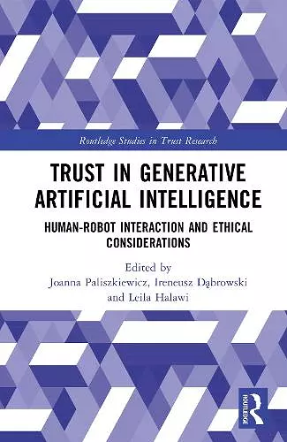 Trust in Generative Artificial Intelligence cover