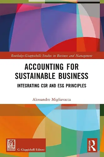 Accounting for Sustainable Business cover