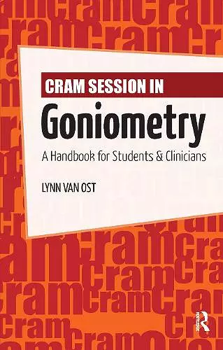 Cram Session in Goniometry cover