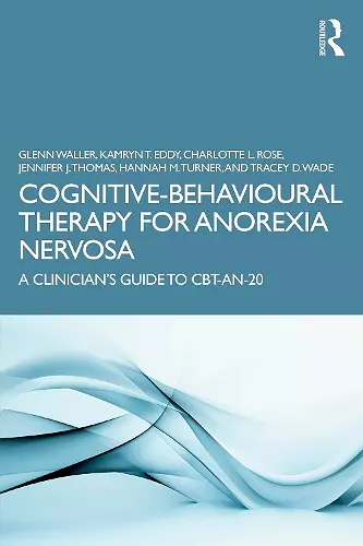 Cognitive-Behavioural Therapy for Anorexia Nervosa cover