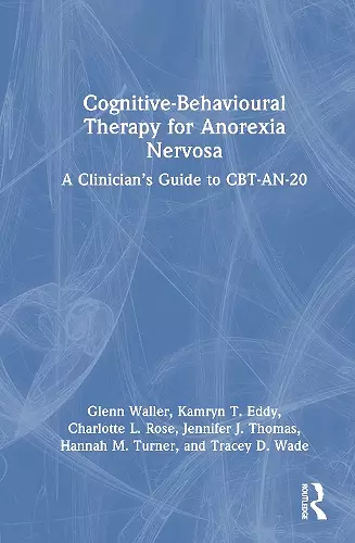 Cognitive-Behavioural Therapy for Anorexia Nervosa cover