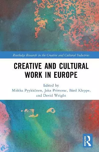 Creative and Cultural Work in Europe cover