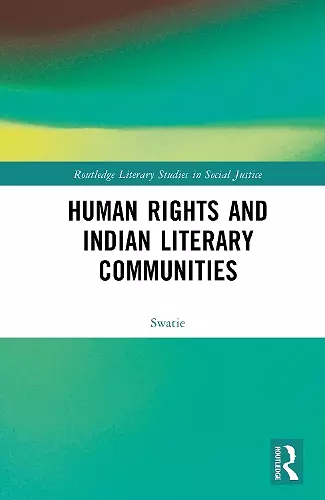 Human Rights and Indian Literary Communities cover