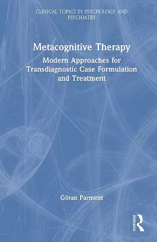 Metacognitive Therapy cover