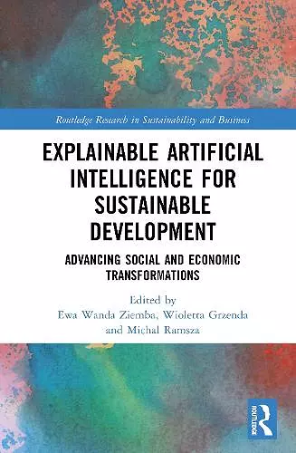 Explainable Artificial Intelligence for Sustainable Development cover