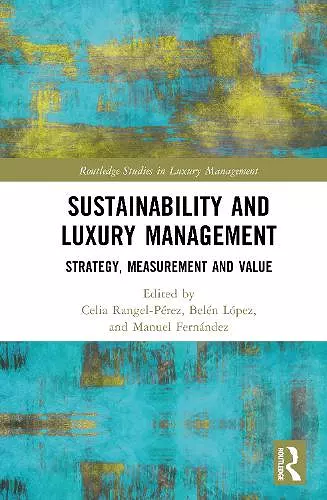 Sustainability and Luxury Management cover