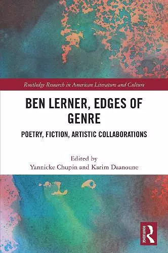 Ben Lerner, Edges of Genre cover