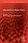Approaches in Public Policy cover