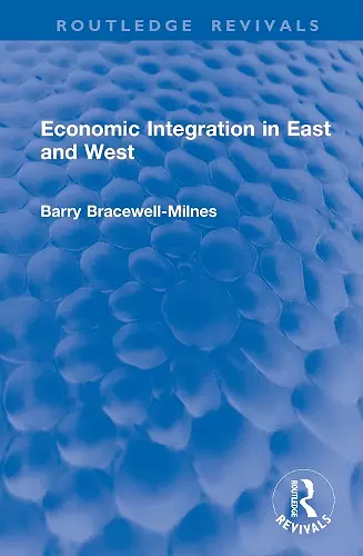 Economic Integration in East and West cover