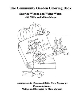 A Community Garden Coloring Book cover