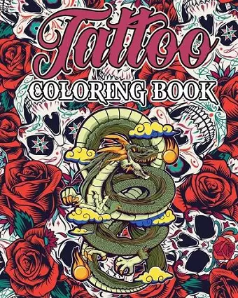 Tattoo Coloring Book for Adults cover