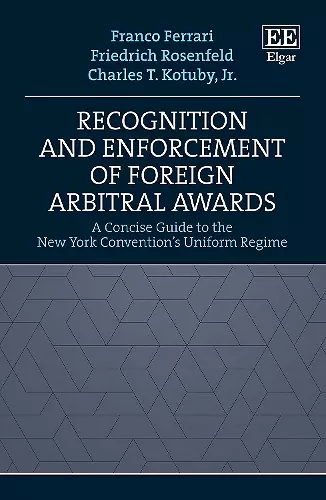 Recognition and Enforcement of Foreign Arbitral Awards cover