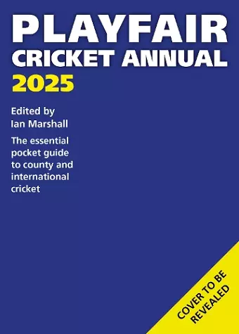 Playfair Cricket Annual 2025 cover