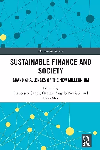 Sustainable Finance and Society cover