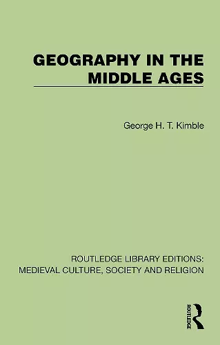 Geography in the Middle Ages cover