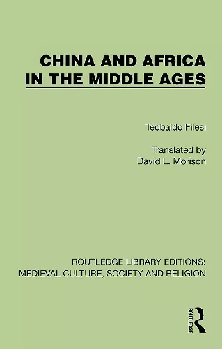 China and Africa in the Middle Ages cover